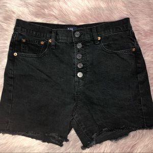 GAP high rise denim shorts